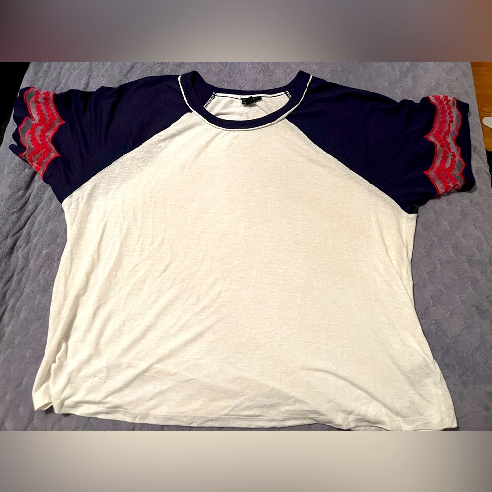 Torrid Tee with mesh detail